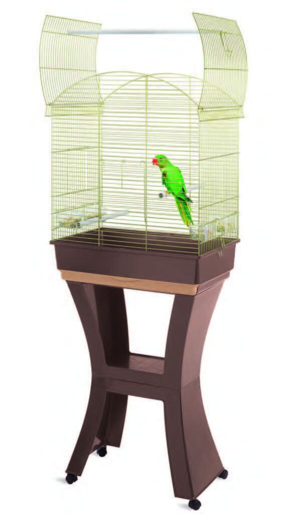 Imac Calla Ayaklı Papağan Kafesi Morcivert 65,5x43x76/148,5cm
