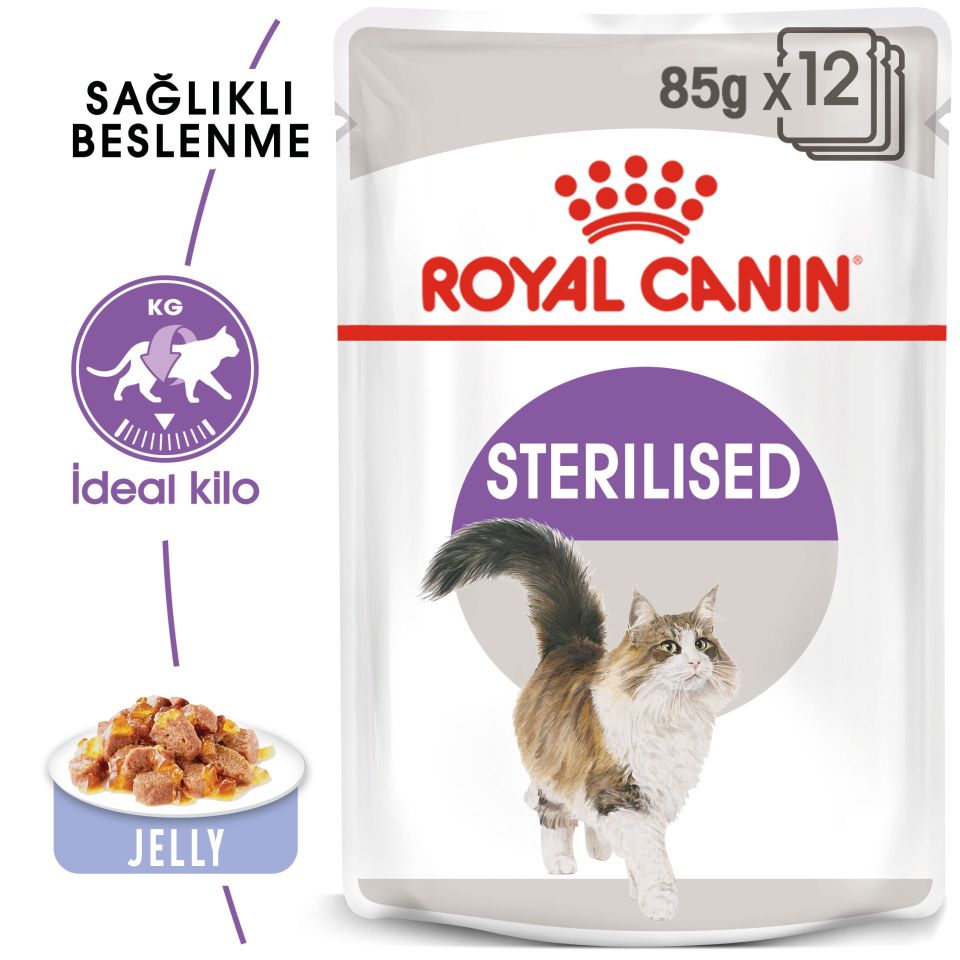 Royal Canin Sterilised In Jelly Kısırlaştırılmış Kedi Konserve Maması 85 Gr