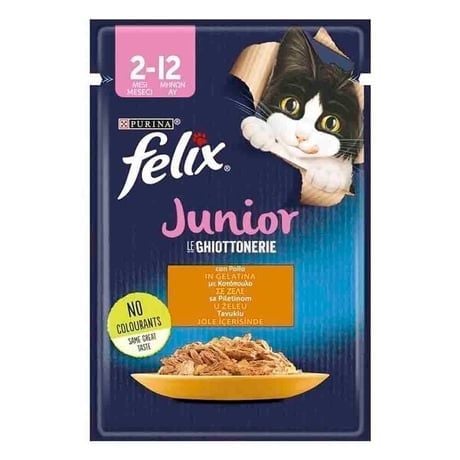 Felix Tavuk Etli Yavru Kedi Konserve Maması 85 Gr