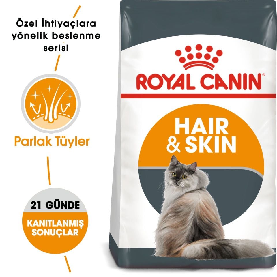Royal Canin Hair&Skin Hassas Tüylü Kedi Maması 2kg