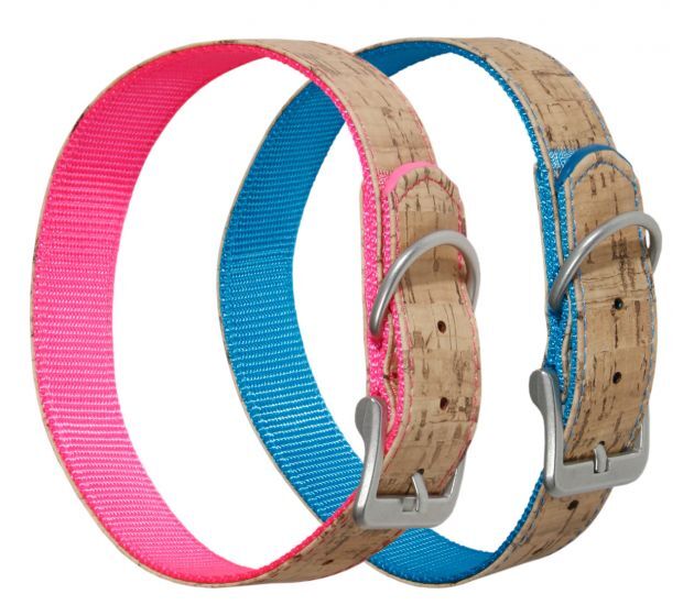 Karlıe Köpek Mantarlı Tasma 60cm 30mm Pembe