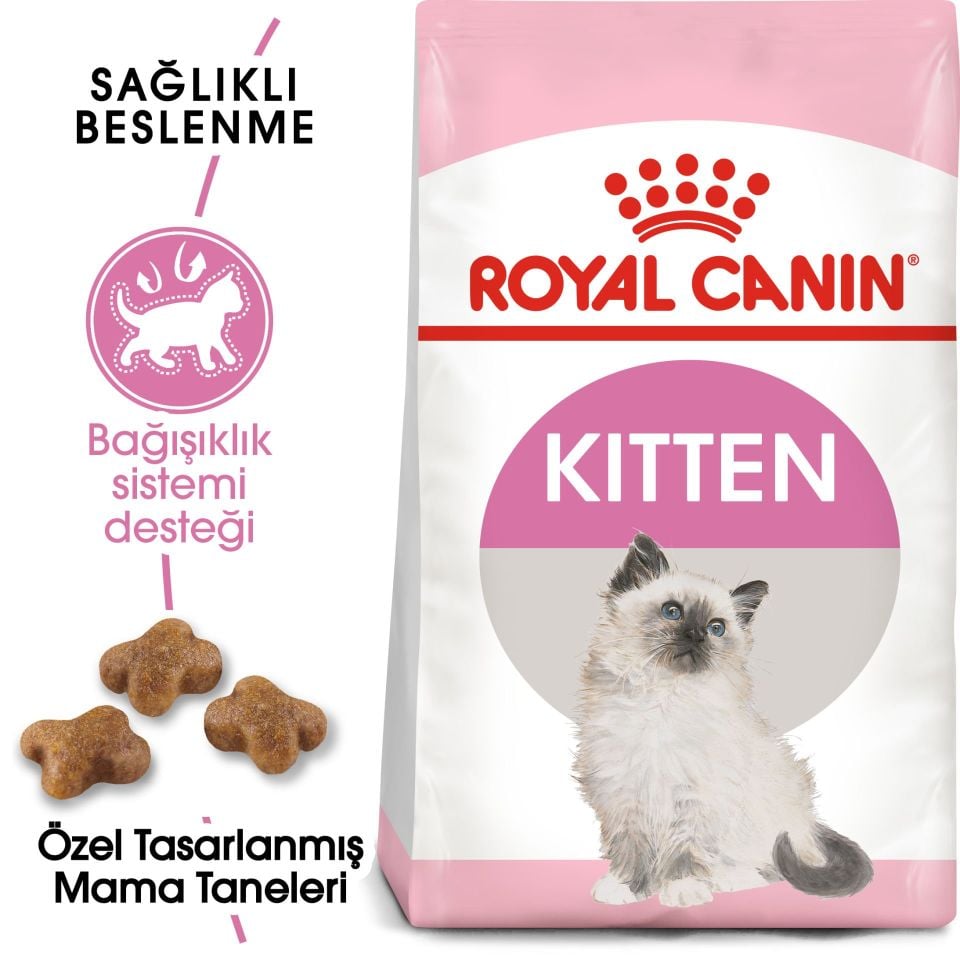 Royal Canin Kitten Yavru Kedi Maması 2 Kg + Dr. Clauder's Anne ve Yavru Kediler İçin Enerji Macunu 100 Gr(HEDİYE!)