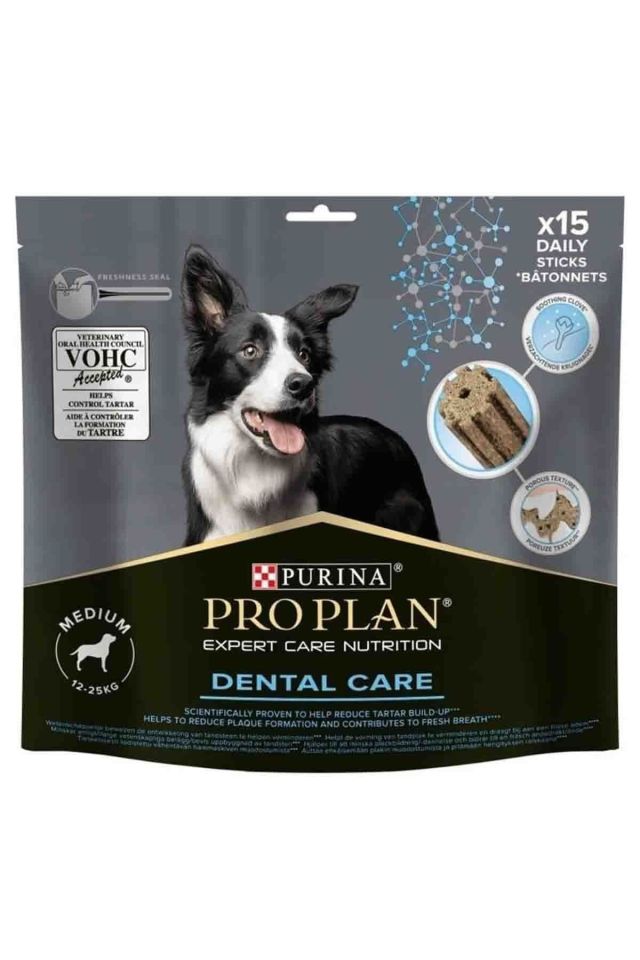 Pro Plan Medium Breed Dental Care Orta Ve Büyük Irk Köpekler İçin Diş Sağlığı Ödülü 15 Parça 345 gr