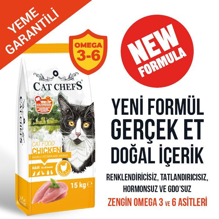 Cat Chefs Yetişkin Tavuklu Kuru Kedi Maması 15 Kg