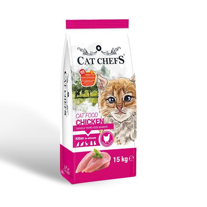 Cat Chefs Tavuklu Yavru Kedi Maması 15 Kg