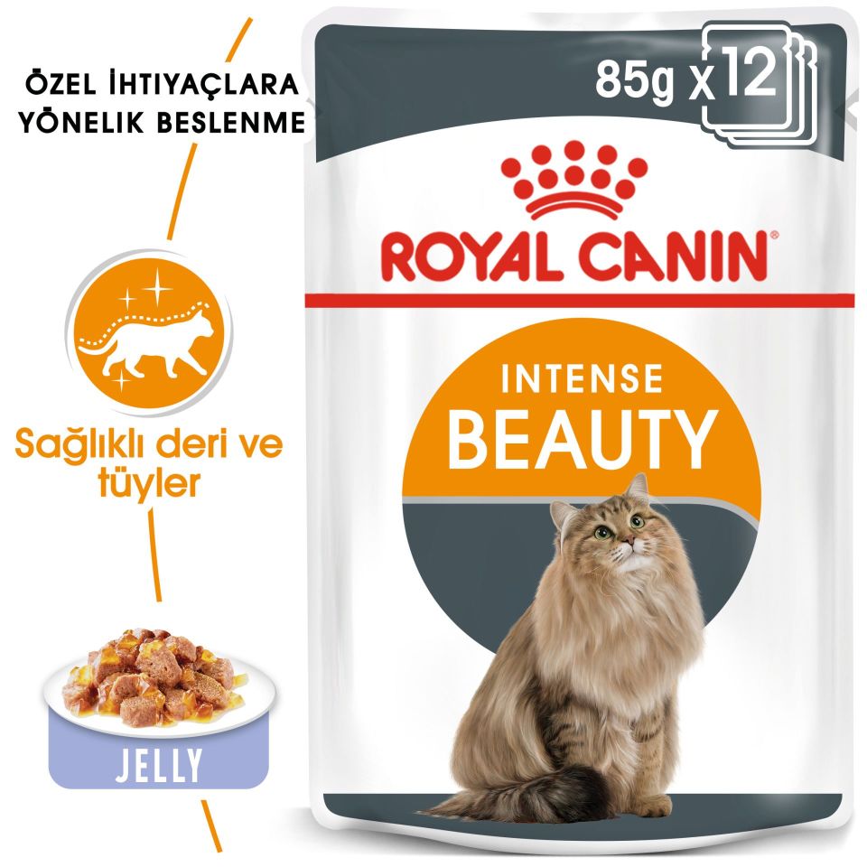 Royal Canin Intense Beauty In Jelly Kedi Konserve Maması 85 Gr