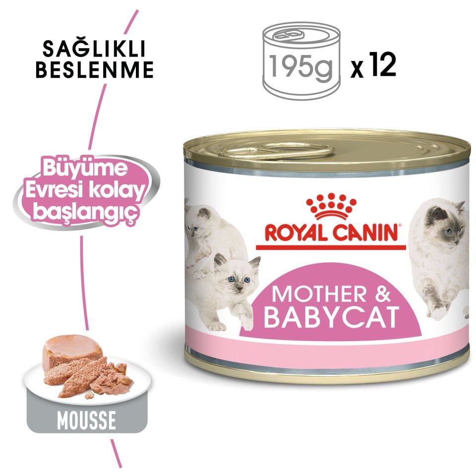 Royal Canin Mother Baby Cat Instinctive Yavru Kedi Konserve Maması 195 Gr