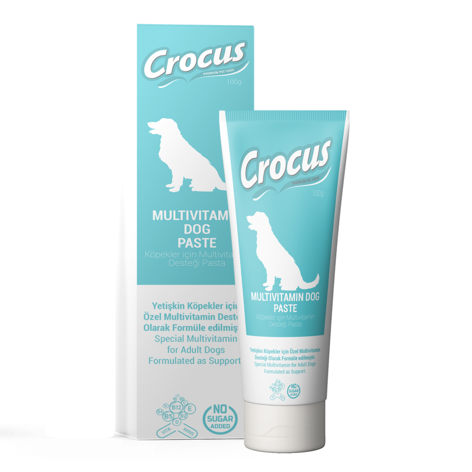 Crocus Köpek Multivitamin Macun 100 Gram