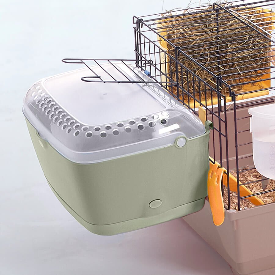 Imac Sweet Home Gine Pig Ve Tavşan Evi Gri 3-lü 37x26x22cm