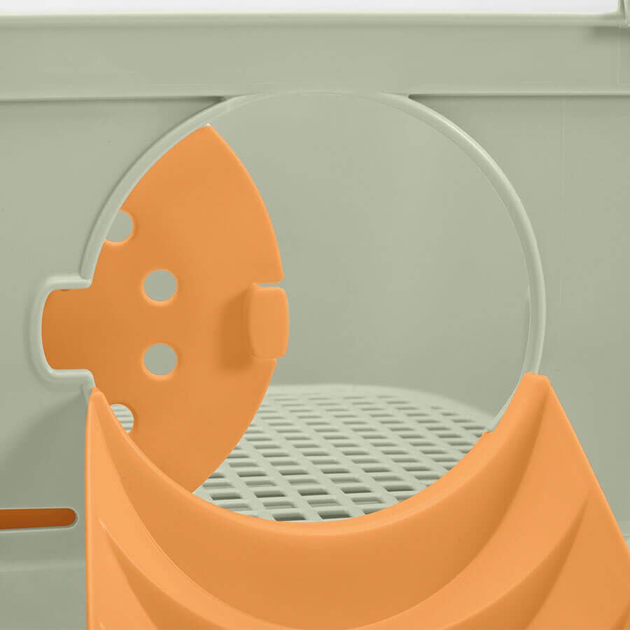 Imac Sweet Home Gine Pig Ve Tavşan Evi Gri 3-lü 37x26x22cm