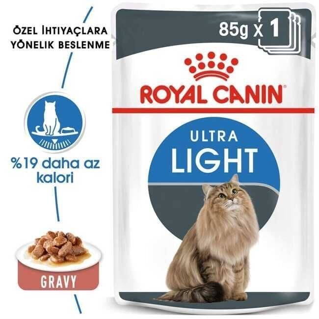Royal Canin Light Gravy Yetişkin Diyet Kedi Konservesi 85gr