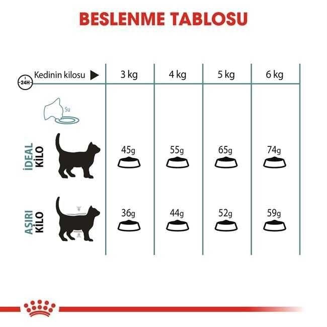 Royal Canin Hairball Tüy Yumağı Önleyici Yetişkin Kedi Maması 2kg