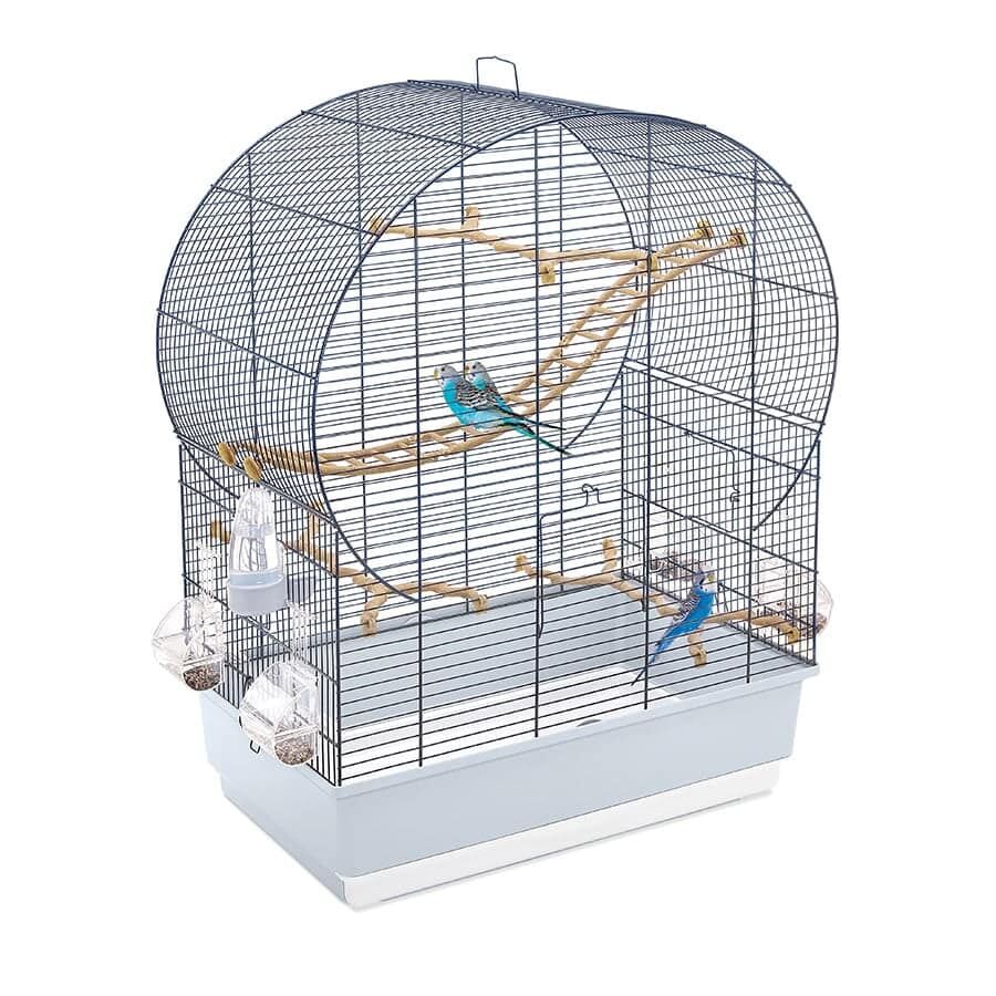 Imac Andorra Bombeli Kuş Kafesi Morcivert 61x38x76cm