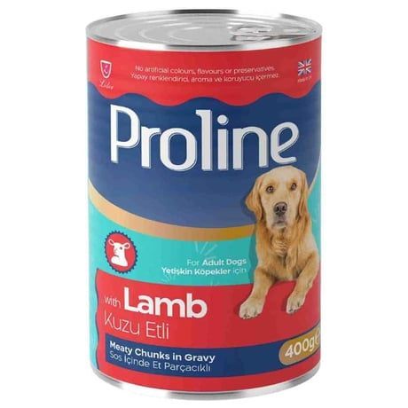 Proline Sos İçinde Parça Kuzu Etli Yetişkin Köpek Konservesi 400gr