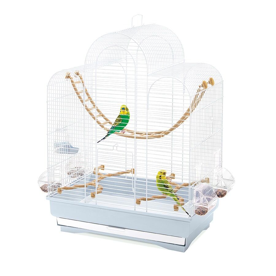 Imac Fıona Kuş Kafesi Mavi/beyaz 50x30x65cm