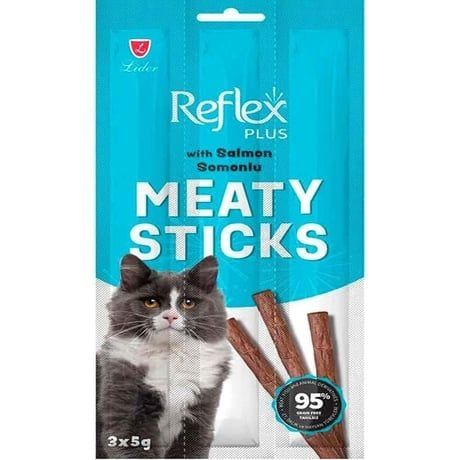 Reflex Plus Somonlu Çubuk kedi Stick  5 Gr 3 Adet