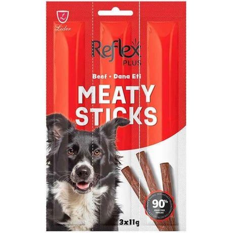 Reflex Plus Biftekli Çubuk Köpek Stick  11 Gr 3 Adet