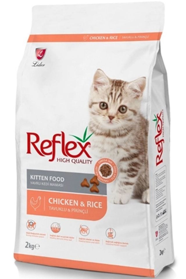 Reflex Tavuklu ve Pirinçli Yavru Kedi Maması 2 kg