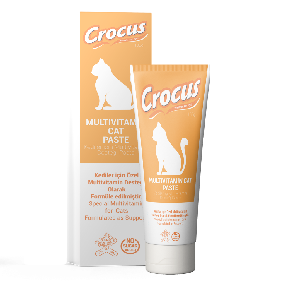 Crocus Kedi Multivitamin Macun 100 Gram