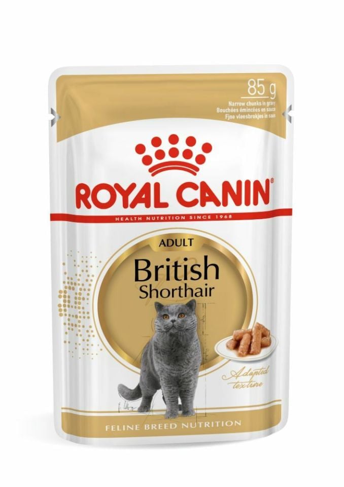 Royal Canin Pouch British Yetişkin Kedi Konservesi 85gr