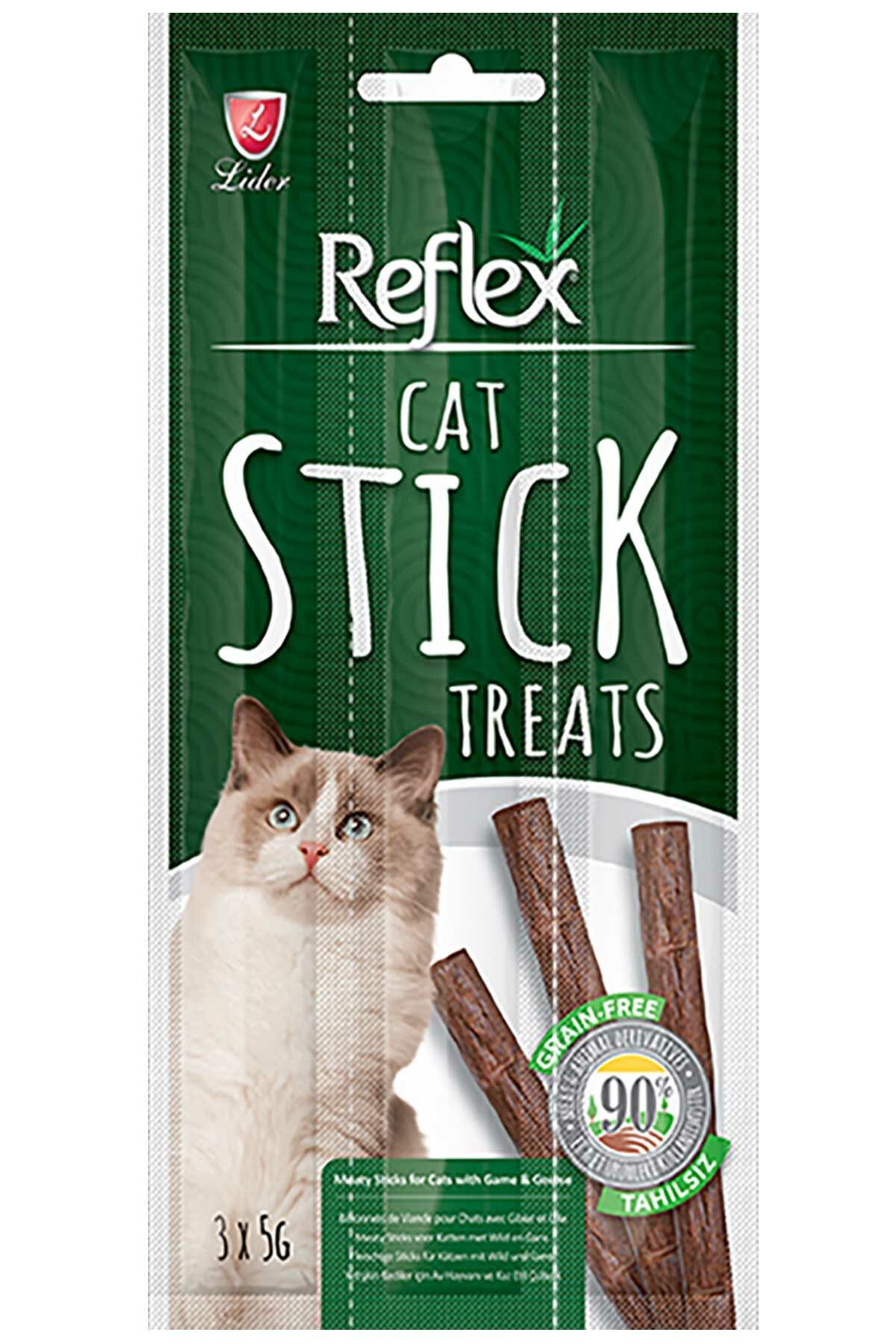 Reflex Stick Av Hayvanlı Ve Kaz Kedi Ödül Çubuğu 5 Gr 3 Adet