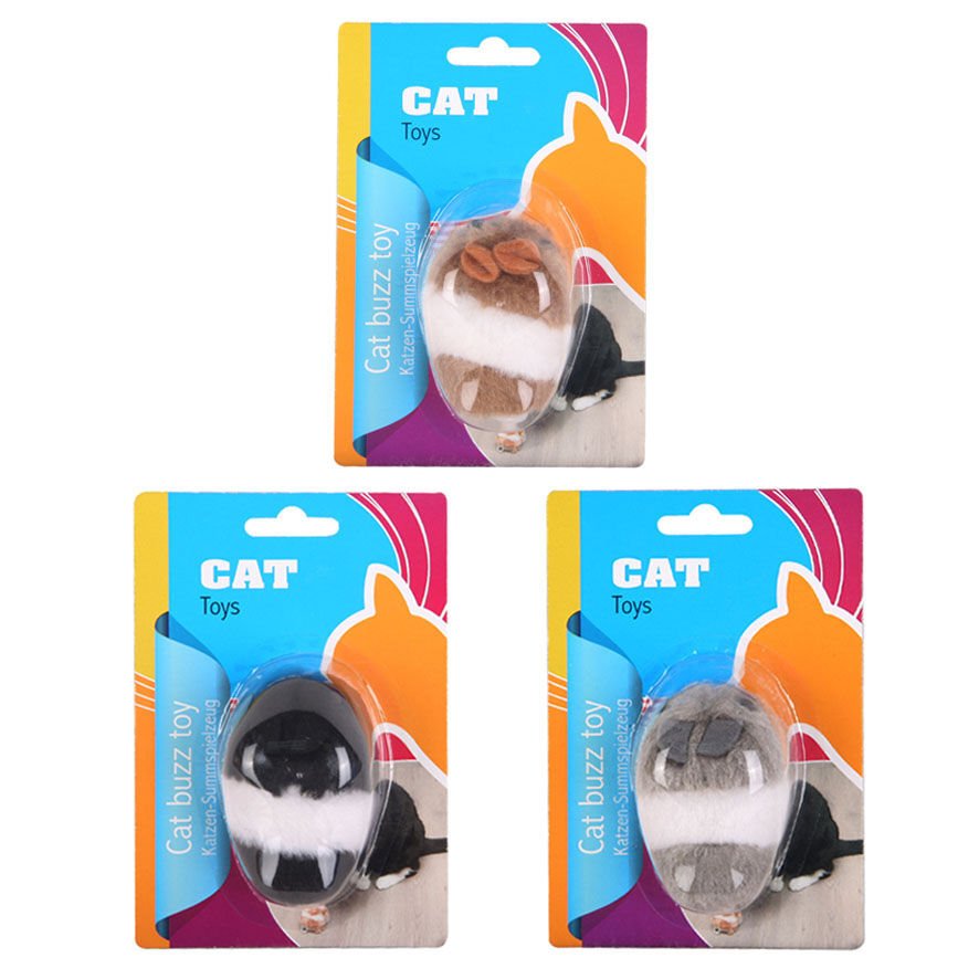 Eastland Titreyen Peluş Fare 8 Cm Kedi Oyuncağı