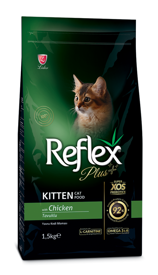 Reflex Plus Tavuklu Kitten Yavru Kuru Kedi Maması 1,5 Kg
