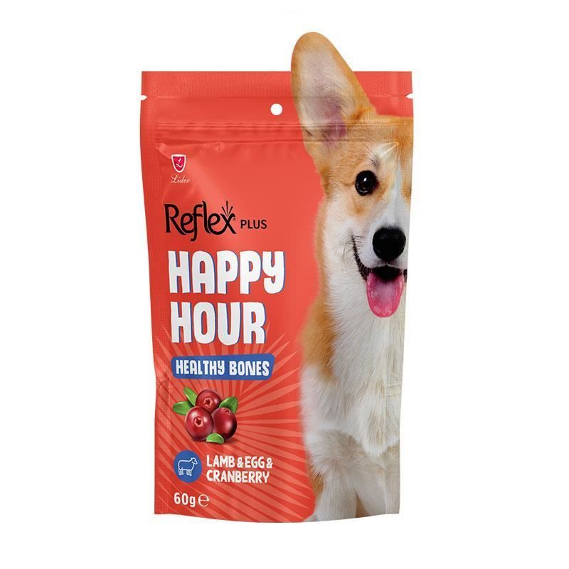 Reflex Plus Happy Hour Sağlıklı Kemikler İçin Destekleyici Köpek Ödül Maması 60gr