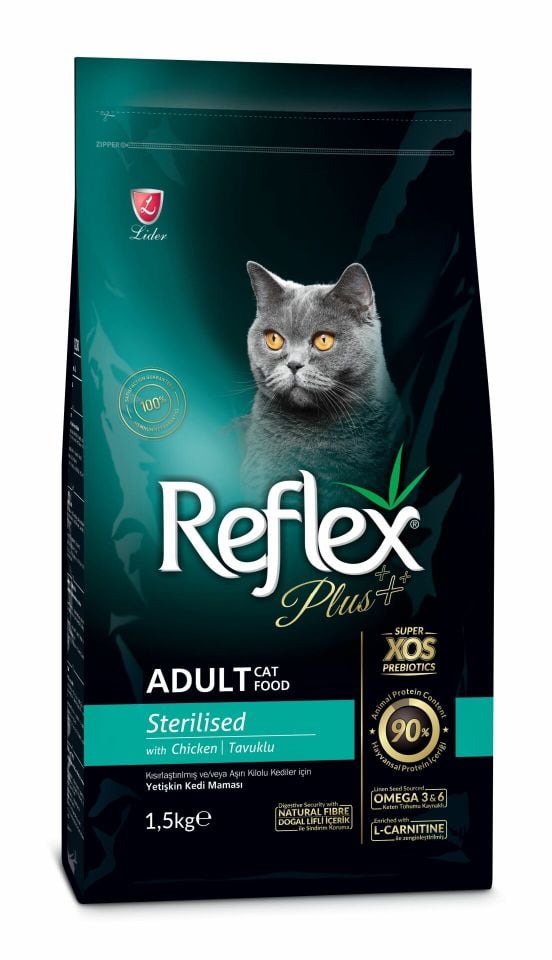 Reflex Plus Tavuklu Kısırlaştırılmış Yetişkin Kuru Kedi Maması 1,5 Kg
