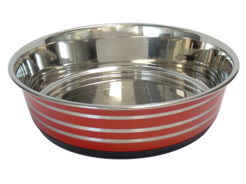 Tommy Renkli Kaydırmazlı Çelik Mama Kabı 25 Cm