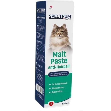 Spectrum Kedi Tüy Yumağı Önlemeyi Destekleyen Malt Macunu 100gr