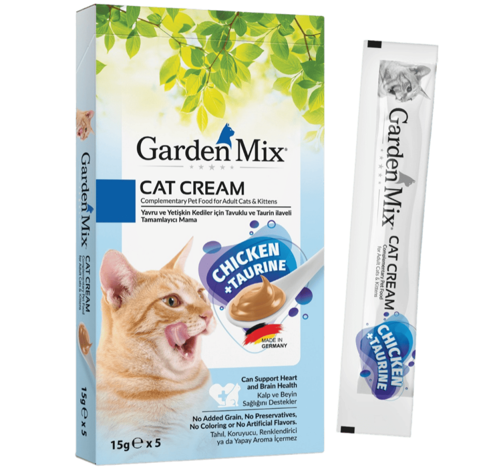Garden Mıx Kedi Kreması Tavuk+taurin 15gr*5