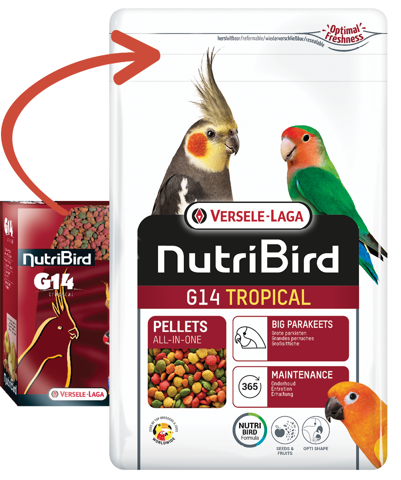 Versele Laga Nutrıbırd G14 Tropıcal Paraket Pelet Yem 1kg