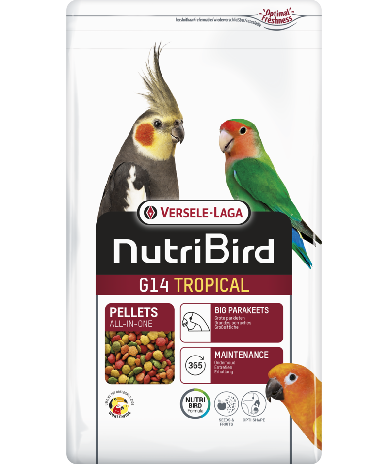 Versele Laga Nutrıbırd G14 Tropıcal Paraket Pelet Yem 1kg