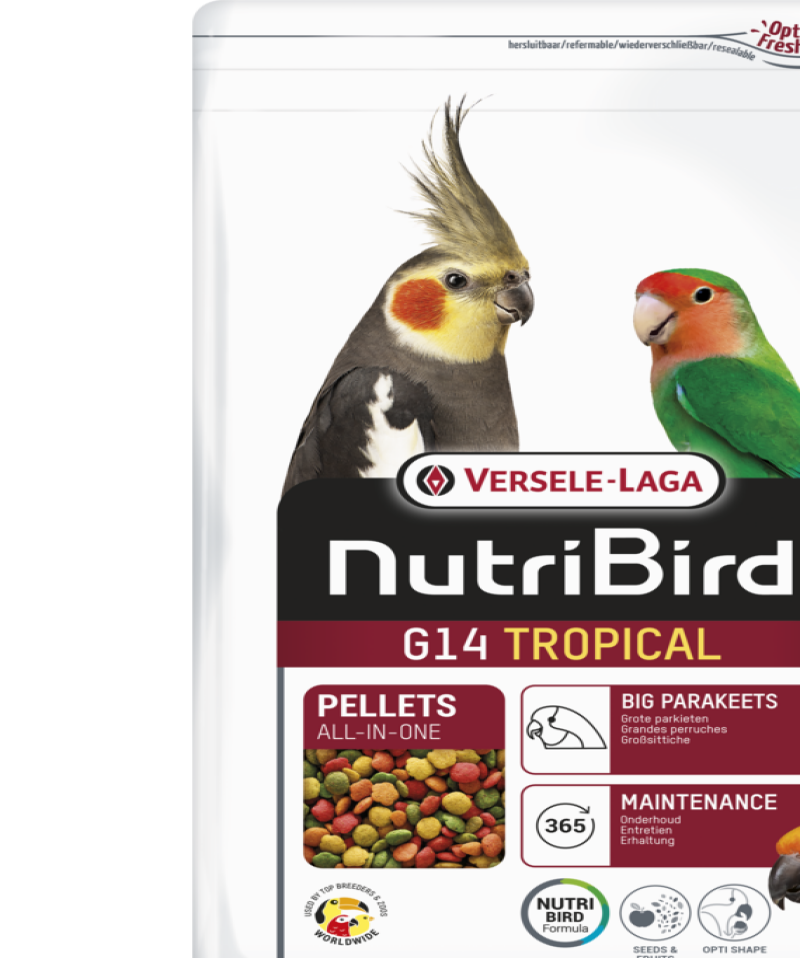 Versele Laga Nutrıbırd G14 Tropıcal Paraket Pelet Yem 1kg