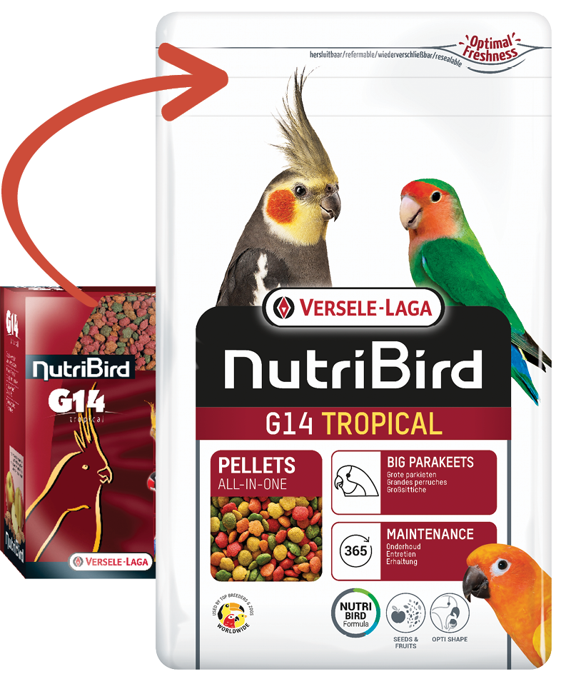 Versele Laga Nutrıbırd G14 Tropıcal Paraket Pelet Yem 10kg