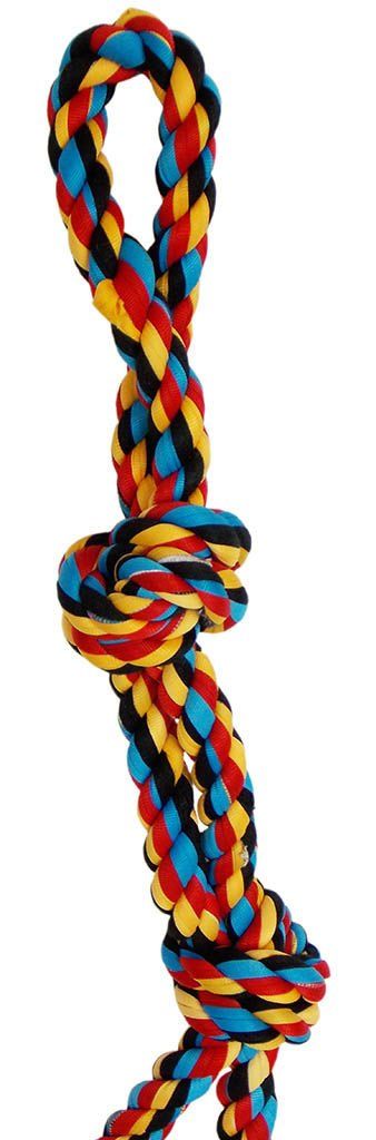 Eastland Renkli Stres İpi 52 Cm Köpek Oyuncağı