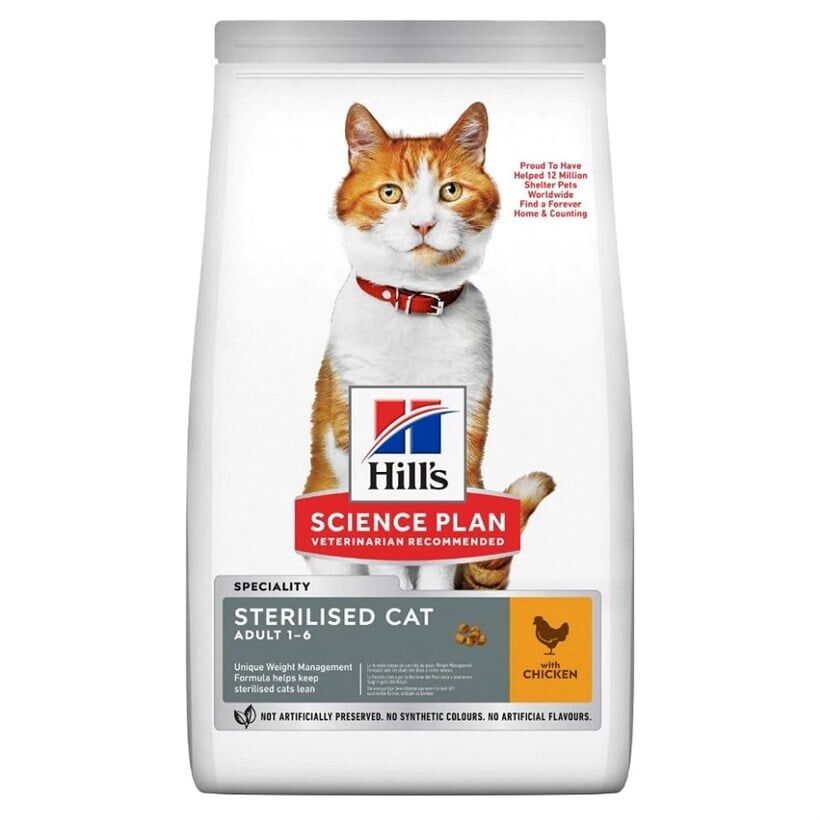 Hill's SP Tavuklu Kısırlaştırılmış Yetişkin Kedi Maması 3KG