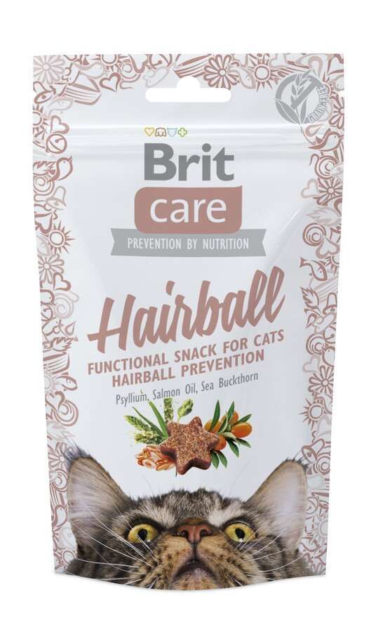 Brit Care Hairball Tüy Yumağı Önleyici Tahılsız Kedi Ödül Maması 50gr