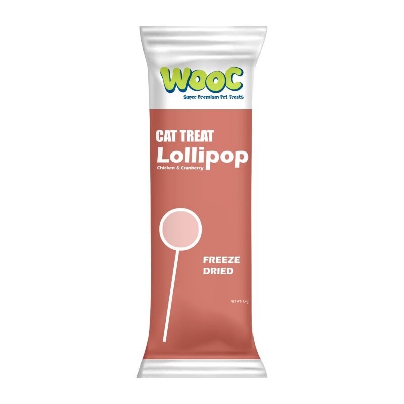 Wooc Tavuk ve Kızılcıklı Kedi Lolipop