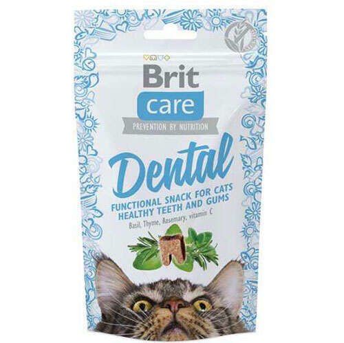 Brit Care Dental Diş Sağlığı için Tahılsız Kedi Ödül Maması 50gr