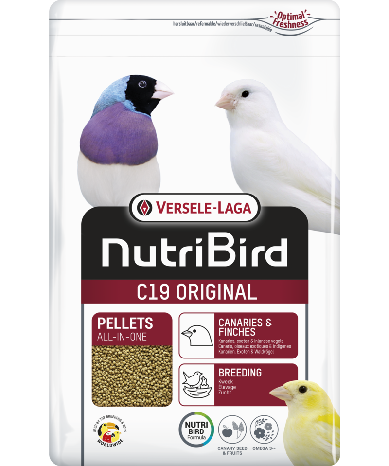 Versele Laga Nutrıbırd C19 Orıgınal Kanarya Fınch Pelet Yem 3kg