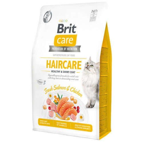 Brit Care Haircare Deri ve Tüy Sağlığı için Tahılsız Yetişkin Kedi Maması 2kg