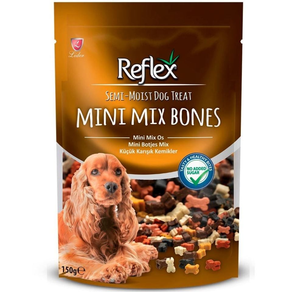 Reflex Köpek Ödülü Yumuşak Mini Mix Bones 150 Gr