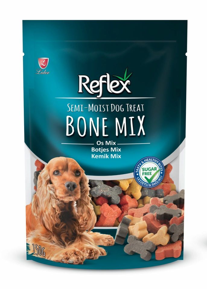 Reflex Köpek Ödülü Yumuşak Kemik Mix 150 Gr