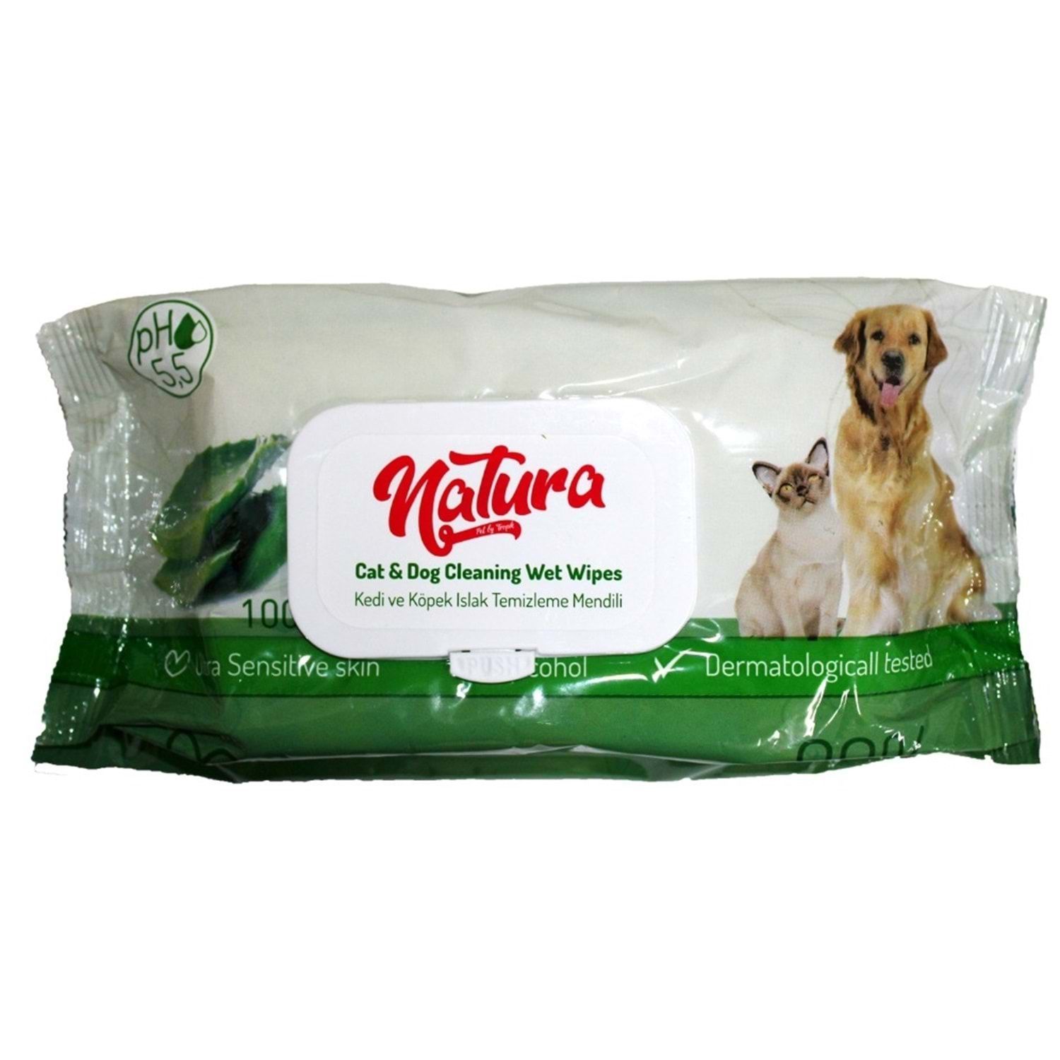 Natura Islak Temizleme Mendili 100 Yaprak